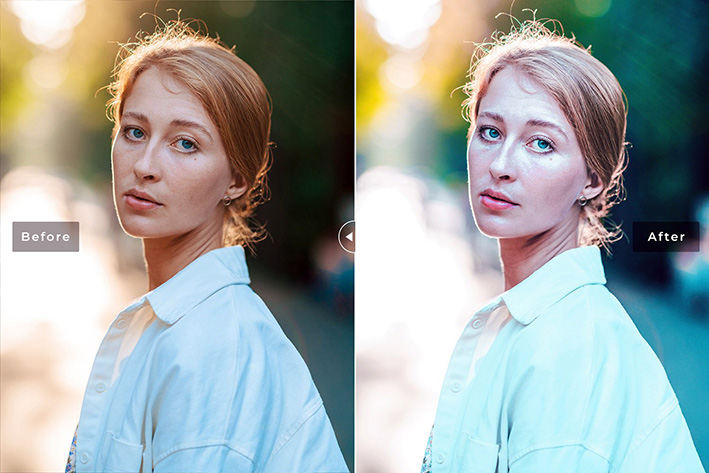 40 پریست لایت روم و پریست کمرا راو و اکشن فتوشاپ تم فضای باز Hackberry Lightroom Presets 40 پریست لایت روم و پریست کمرا راو و اکشن فتوشاپ تم آبی فیروزه ای Blue Topaz Lightroom Presets