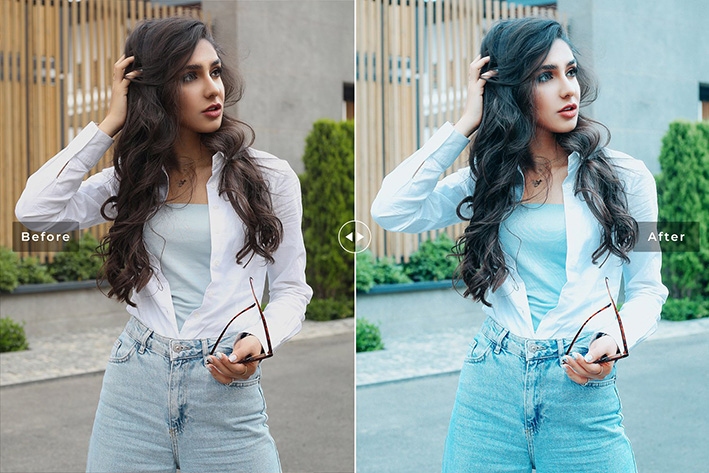 40 پریست لایت روم و پریست کمرا راو و اکشن فتوشاپ تم فضای باز Hackberry Lightroom Presets 40 پریست لایت روم و پریست کمرا راو و اکشن فتوشاپ تم آبی فیروزه ای Blue Topaz Lightroom Presets