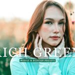 40 پریست لایت روم و پریست کمرا راو و اکشن فتوشاپ تم سبز غنی Rich Green Lightroom Presets