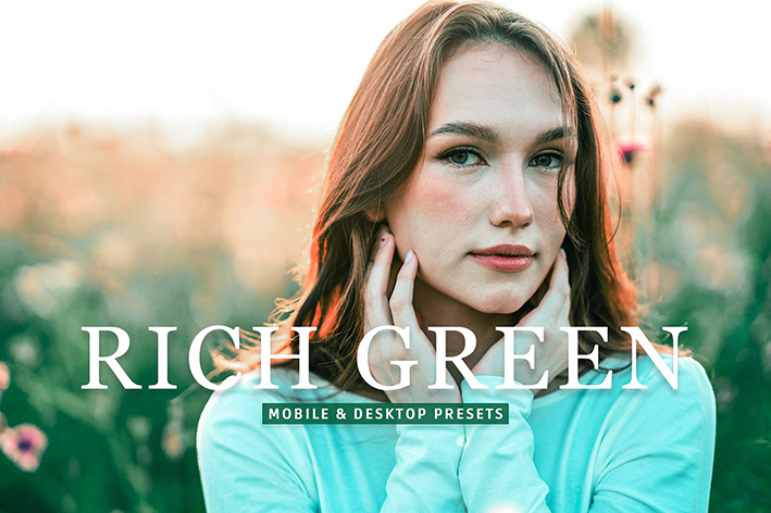 40 پریست لایت روم و پریست کمرا راو و اکشن فتوشاپ تم فضای باز Hackberry Lightroom Presets 40 پریست لایت روم و پریست کمرا راو و اکشن فتوشاپ تم سبز غنی Rich Green Lightroom Presets