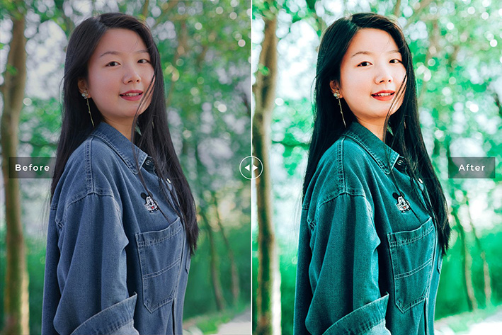 40 پریست لایت روم و پریست کمرا راو و اکشن فتوشاپ تم فضای باز Hackberry Lightroom Presets 40 پریست لایت روم و پریست کمرا راو و اکشن فتوشاپ تم سبز غنی Rich Green Lightroom Presets