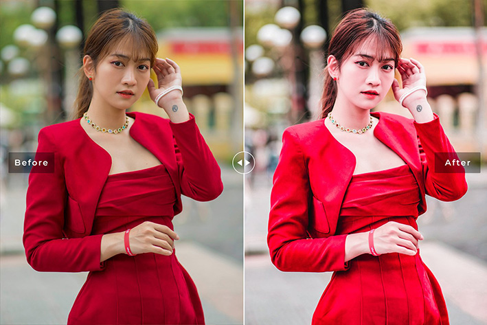 40 پریست لایت روم و پریست کمرا راو و اکشن فتوشاپ تم فضای باز Hackberry Lightroom Presets 40 پریست لایت روم و پریست کمرا راو و اکشن فتوشاپ تم قرمز Red Spinel Lightroom Presets