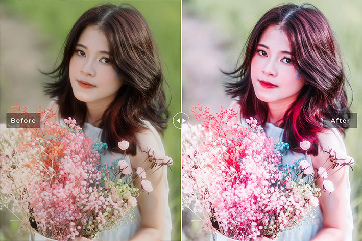 40 پریست لایت روم و پریست کمرا راو و اکشن فتوشاپ تم فضای باز Hackberry Lightroom Presets 40 پریست لایت روم و پریست کمرا راو و اکشن فتوشاپ تم پرتره Bixbite Lightroom Presets