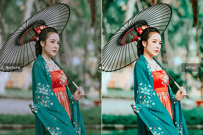 40 پریست لایت روم و پریست کمرا راو و اکشن فتوشاپ تم فضای باز Hackberry Lightroom Presets 40 پریست لایت روم و پریست کمرا راو و اکشن فتوشاپ پرتره فضای باز Fluorite Lightroom Presets
