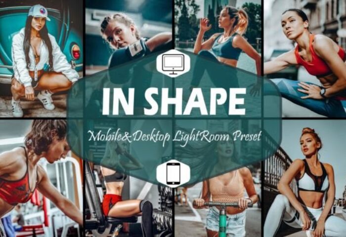 20 پریست لایت روم فوق حرفه ای ورزشی Shape Lightroom Presets