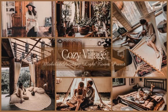 24 پریست لایت روم رنگی فوق حرفه ای تم ویلای آرام Cozy Village Lightroom Presets 24 پریست لایت روم رنگی فوق حرفه ای تم ویلای آرام Cozy Village Lightroom Presets