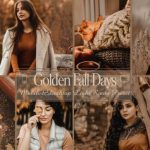 24 پریست لایت روم رنگی فوق حرفه ای تم پاییز طلایی Golden Fall Days Lightroom Presets