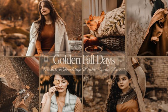 24 پریست لایت روم رنگی فوق حرفه ای تم پاییز طلایی Golden Fall Days Lightroom Presets 24 پریست لایت روم رنگی فوق حرفه ای تم پاییز طلایی Golden Fall Days Lightroom Presets