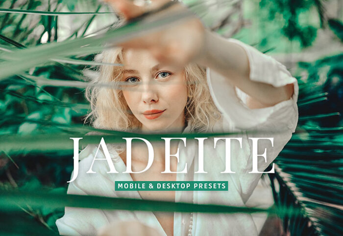 40 پریست لایت روم و پریست کمرا راو و اکشن فتوشاپ تم یشم Jadeite Lightroom Presets