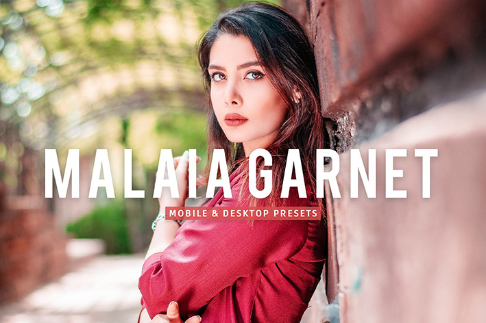 40 پریست لایت روم و پریست کمرا راو و اکشن فتوشاپ پرتره فشن Malaia Garnet Lightroom Presets 40 پریست لایت روم و پریست کمرا راو و اکشن فتوشاپ پرتره فشن Malaia Garnet Lightroom Presets