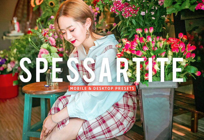 40 پریست لایت روم و پریست کمرا راو و اکشن فتوشاپ پرتره فضای باز Spessartite Lightroom Presets