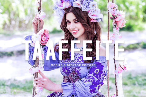40 پریست لایت روم پرتره و پریست کمرا راو و اکشن فتوشاپ تم فشن Taaffeite Lightroom Presets