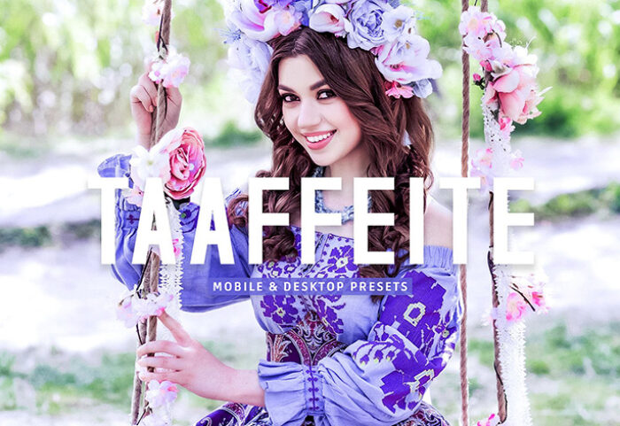 40 پریست لایت روم پرتره و پریست کمرا راو و اکشن فتوشاپ تم فشن Taaffeite Lightroom Presets