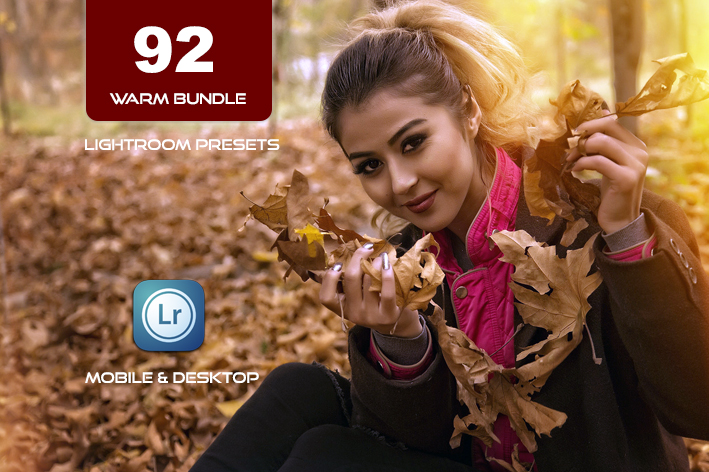 پکیج 92 پریست لایت روم 2023 تم رنگی گرم Warm Bundle Lightroom presets premium collection پکیج 92 پریست لایت روم 2023 تم رنگی گرم Warm Bundle Lightroom presets premium collection
